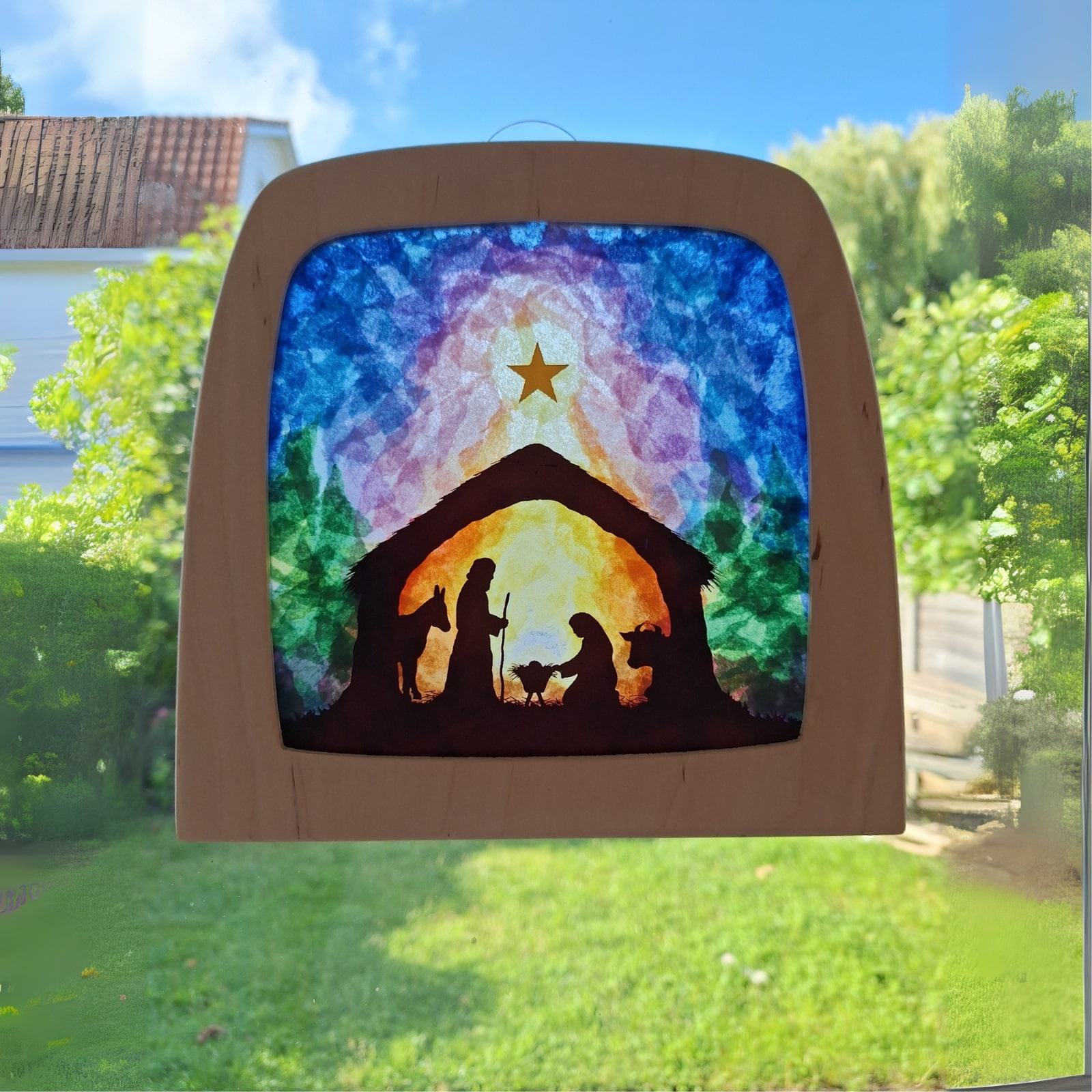 Toverlux DIY Motiv Papier Kit Weihnachtskrippe