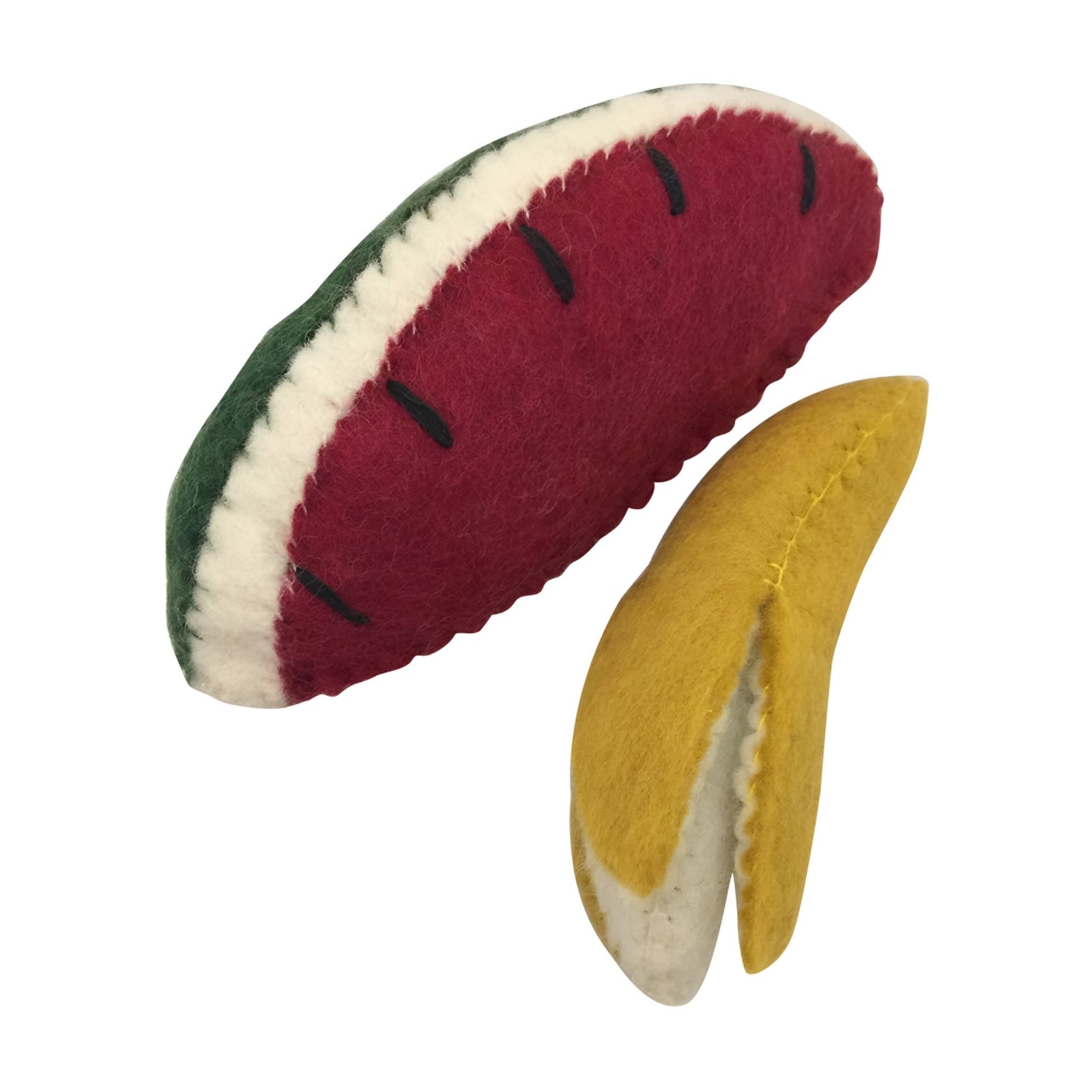 Filz Obst Banane, Wassermelone