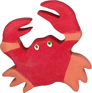 Holztiger Krabbe
