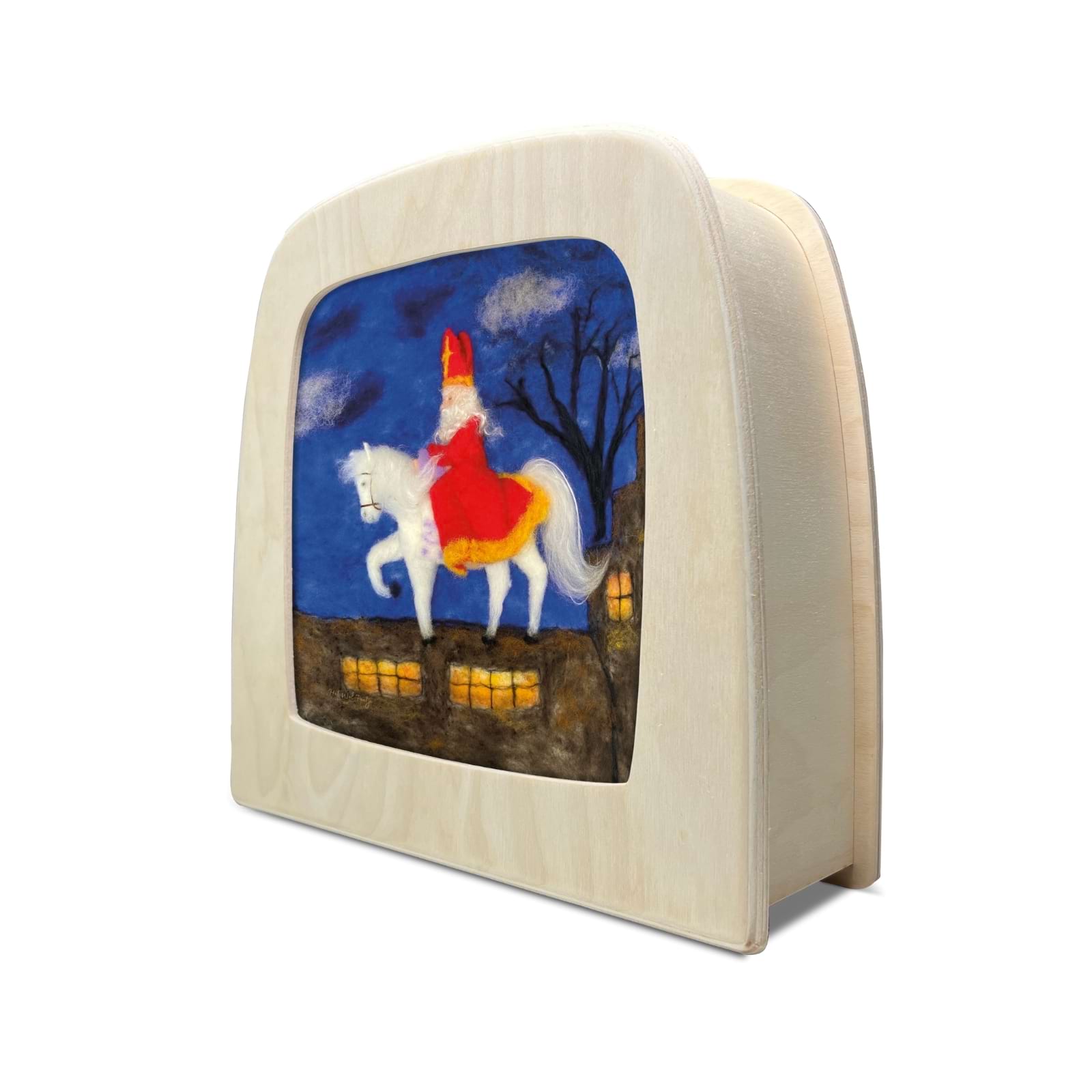 Motiv für Toverlux Lampe - Het Wol Feetje - Nikolaus auf dem Dach