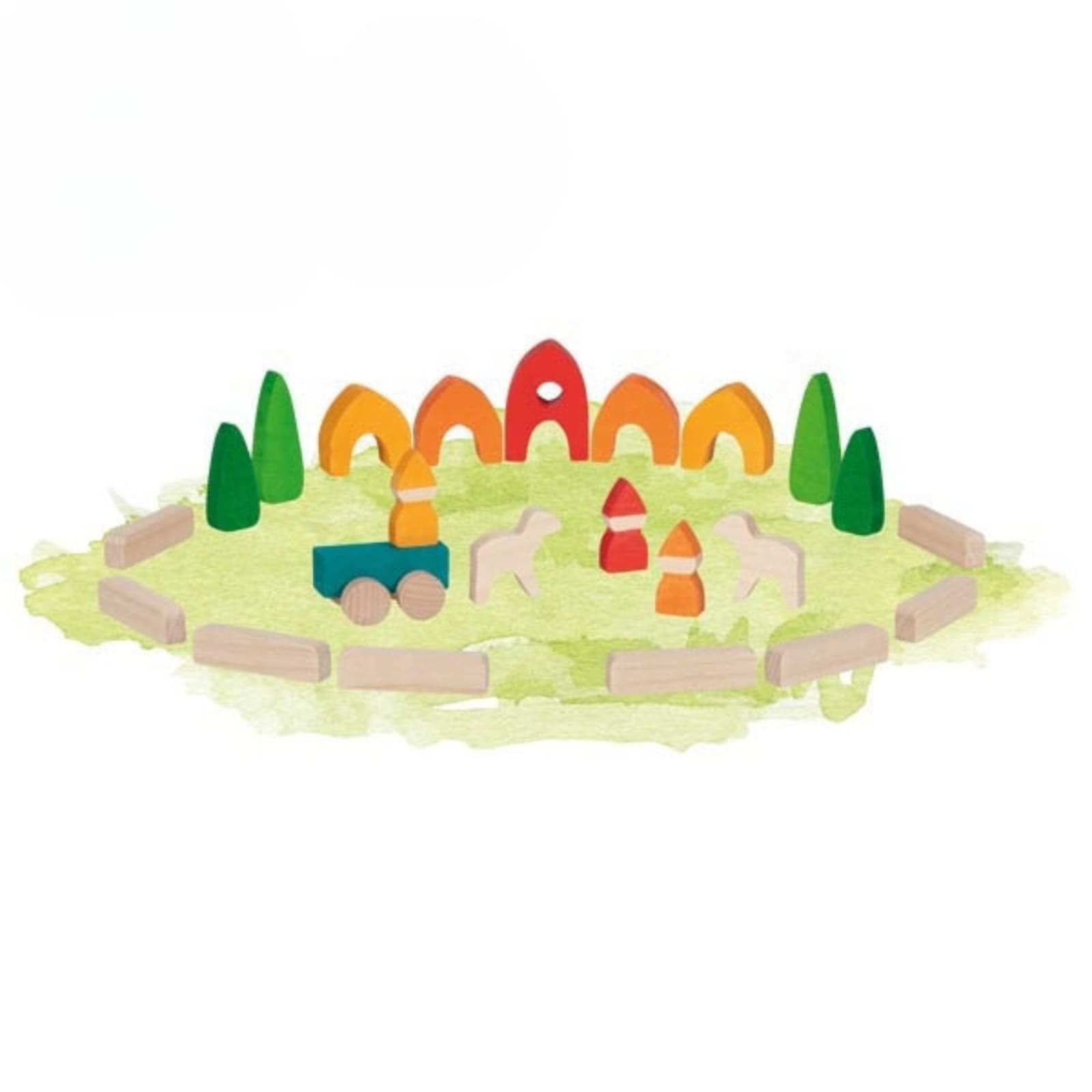 Bausteine Mein kleines Dorf