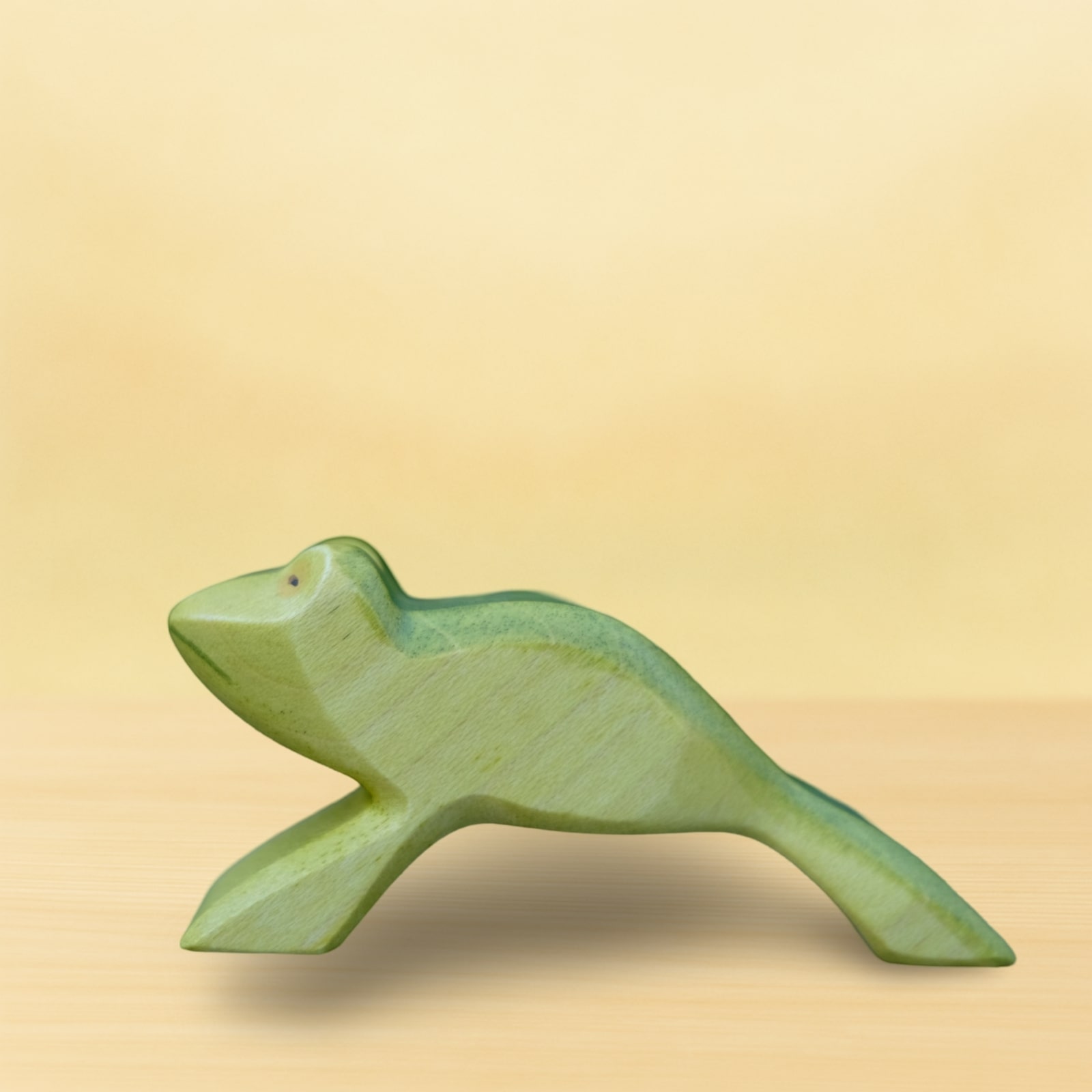 HolzWald Frosch springend