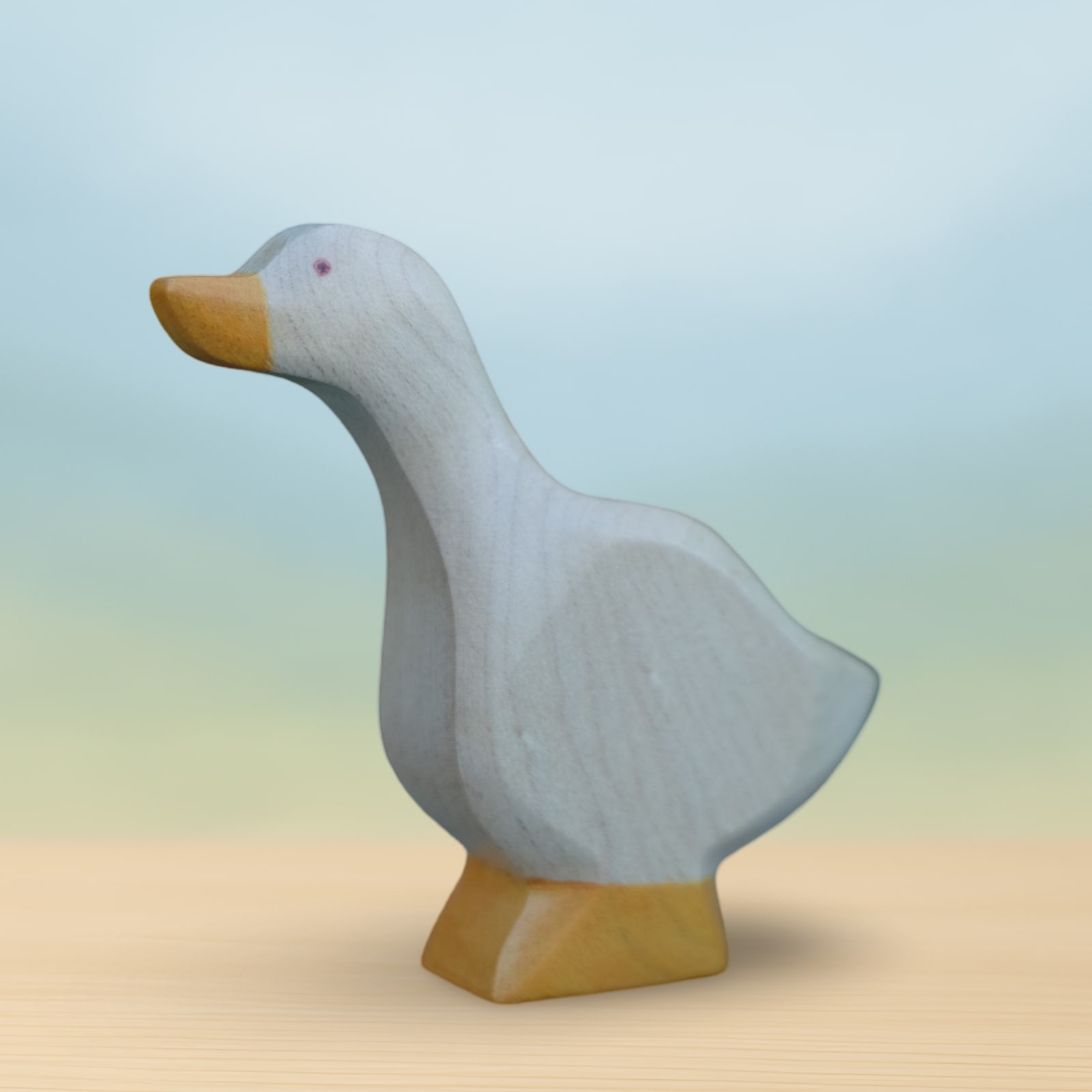 HolzWald Gans Kopf hoch