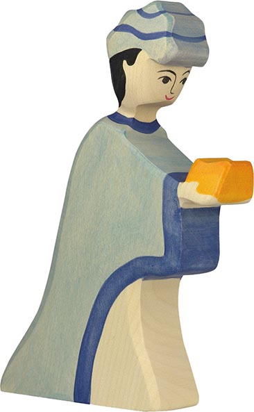 Holztiger Casper blau