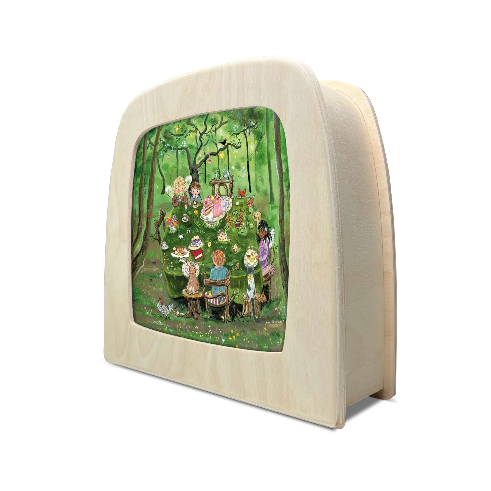 Motiv für Toverlux Lampe - Gwen's Illustration - Teeparty im Wald