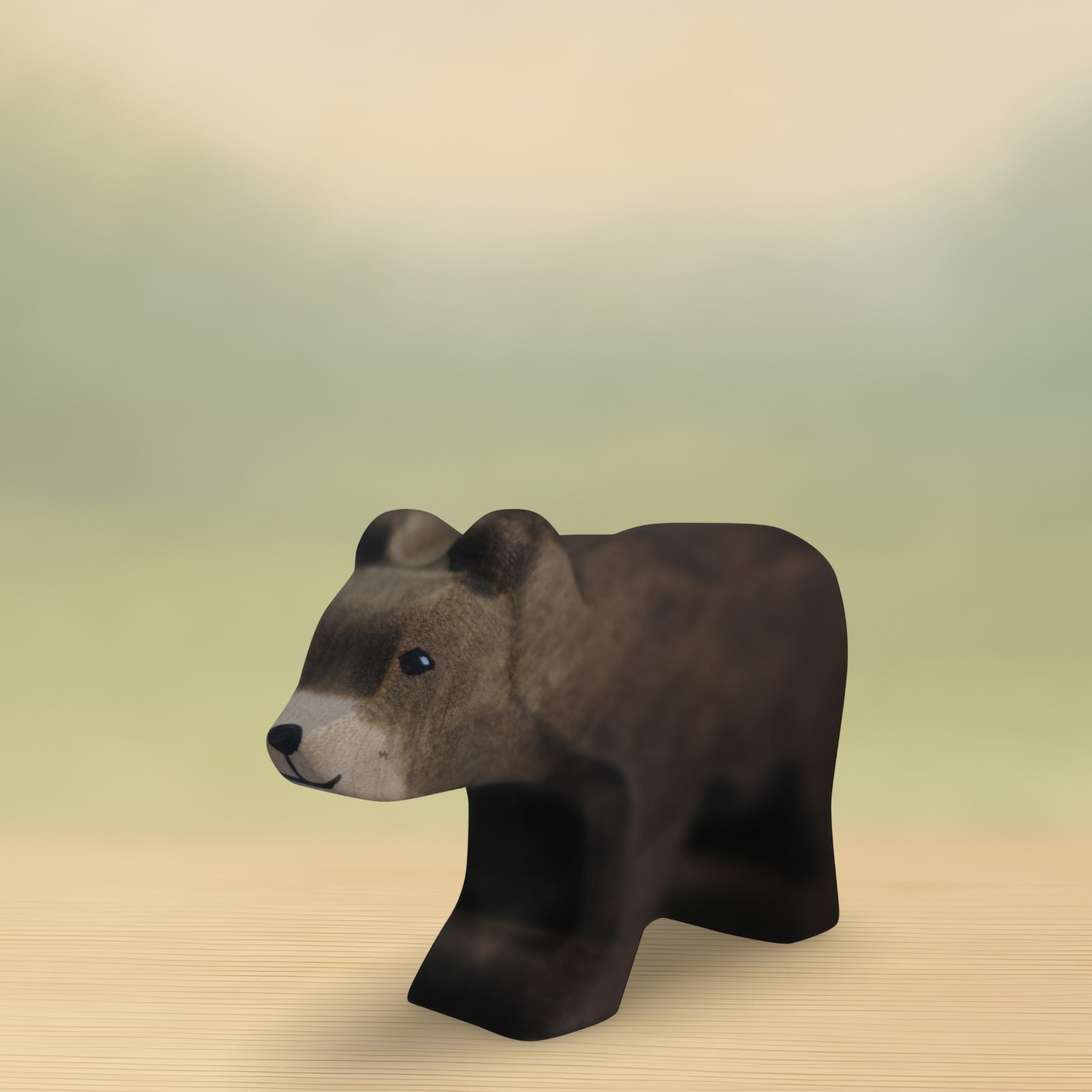 HolzWald Bär klein gehend