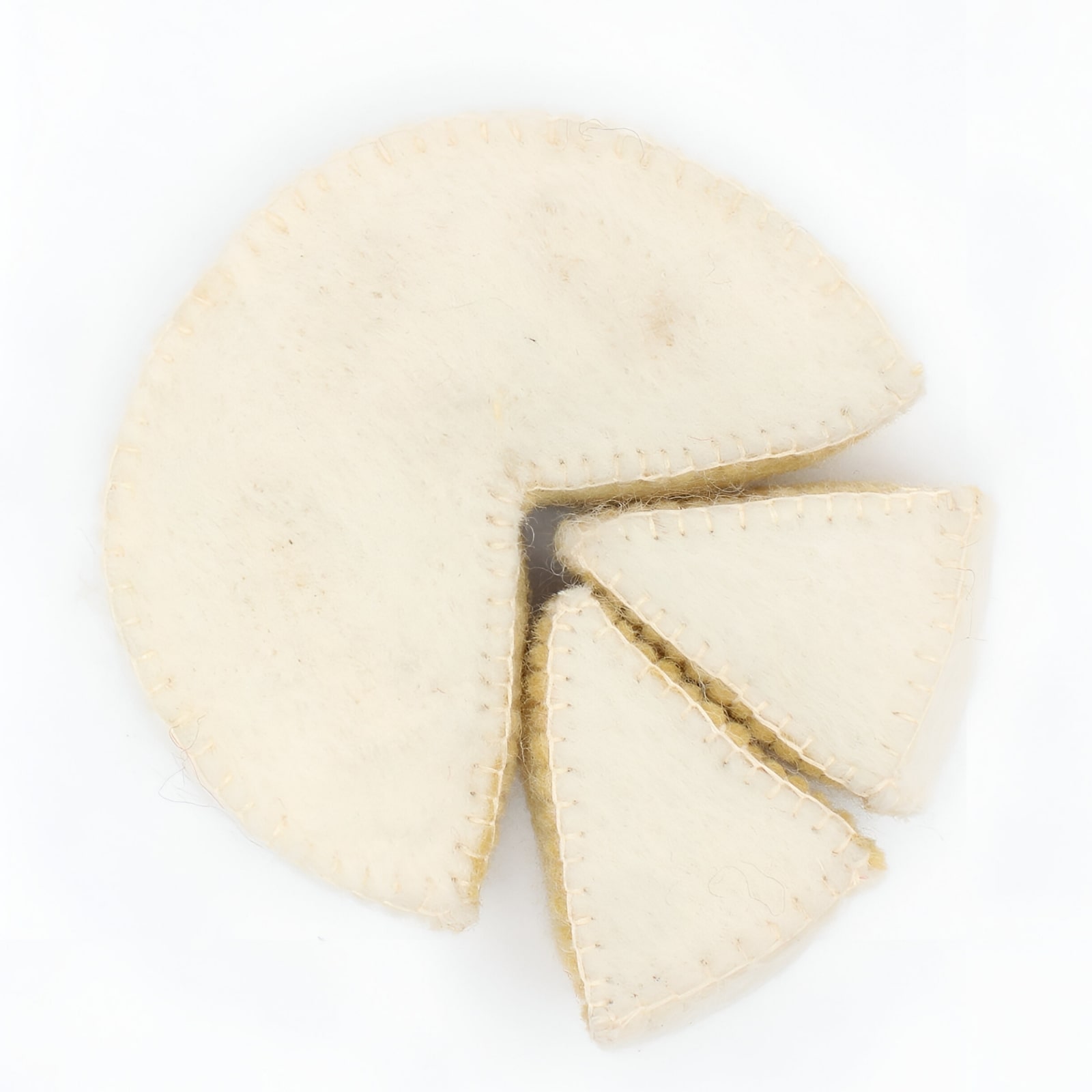 Filz Camembert, 3-teilig