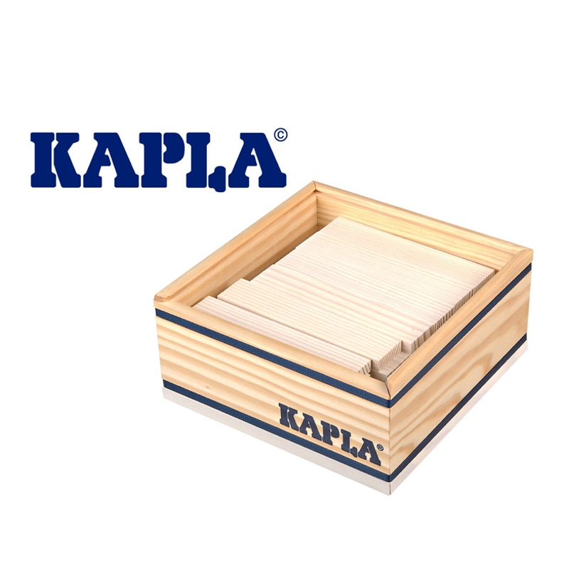 KAPLA Steine 40er Box QUADRATE Grau