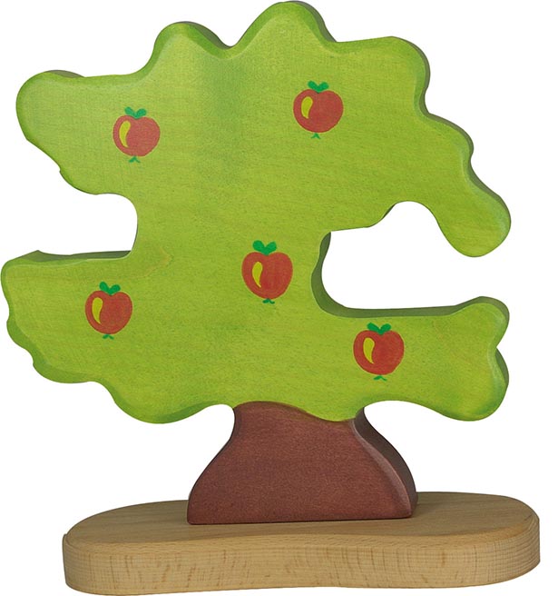 Holztiger Apfelbaum fÃ¼r VÃ¶gel