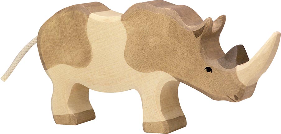 Holztiger Nashorn