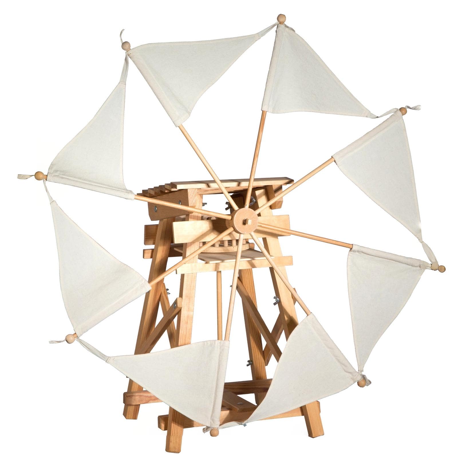 Kraul Spielzeug SegelwindmÃ¼hle naturfarben Segel