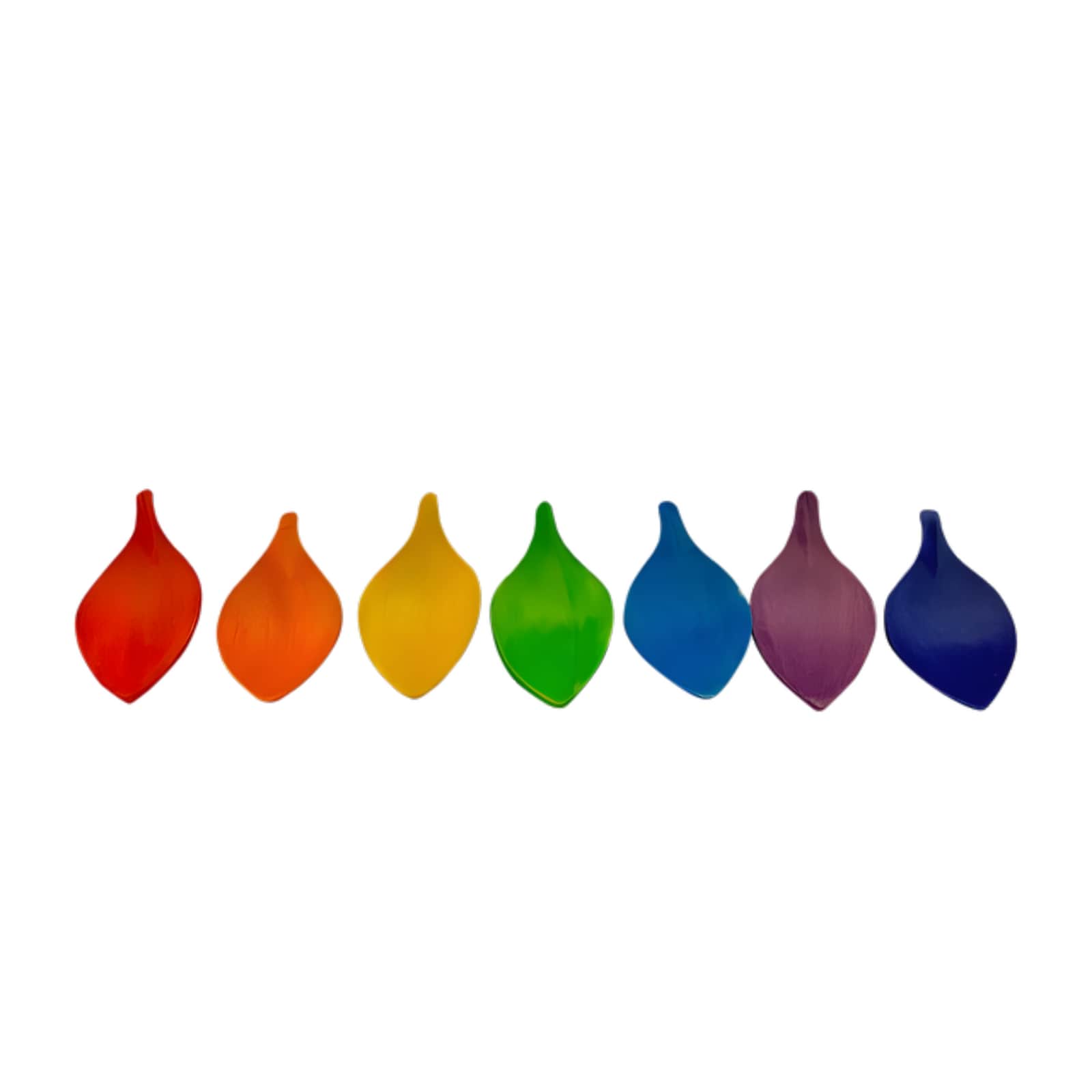 Mini Regenbogen Blattschalenn, 7-teilig