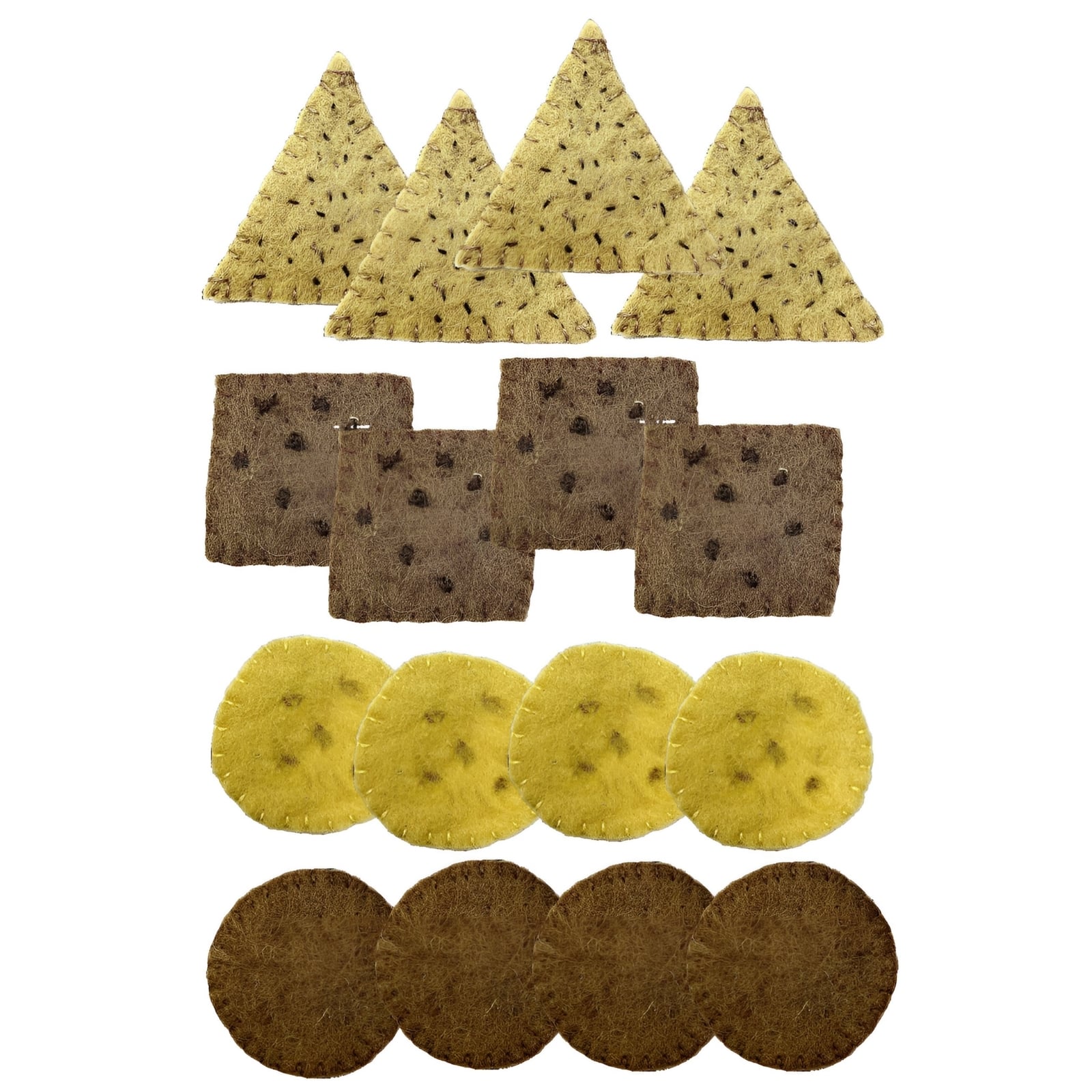 Filz Cracker Set, 12-teilig
