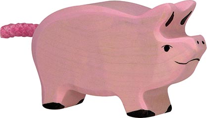 Holztiger Ferkel