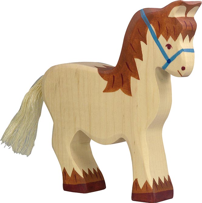 Holztiger Zugpferd