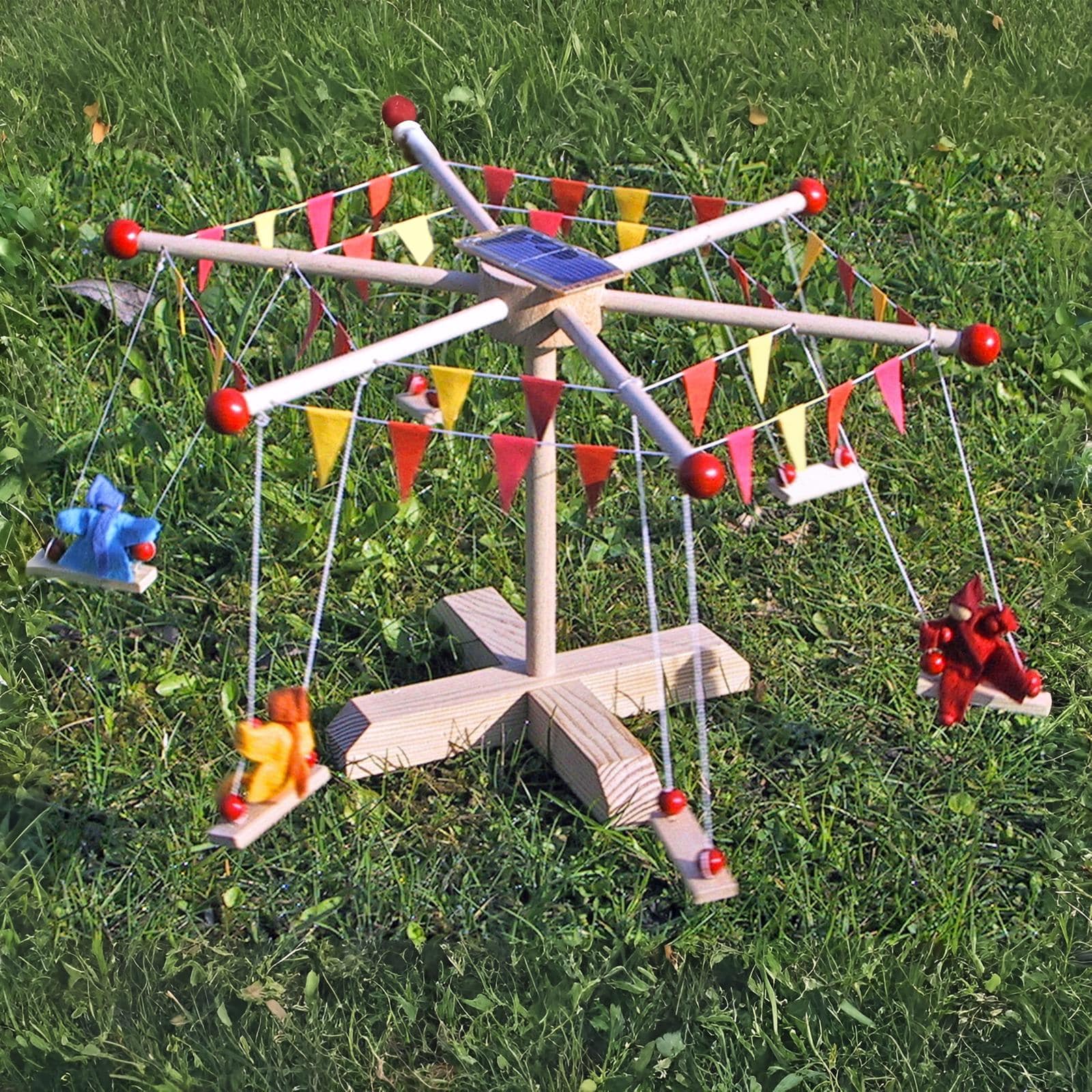 Kraul Spielzeug Sonnenkarussell mit Solarantrieb