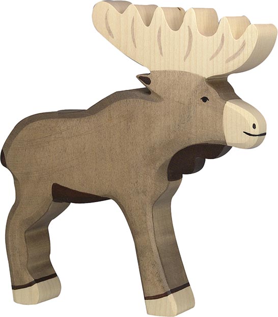 Holztiger Elch