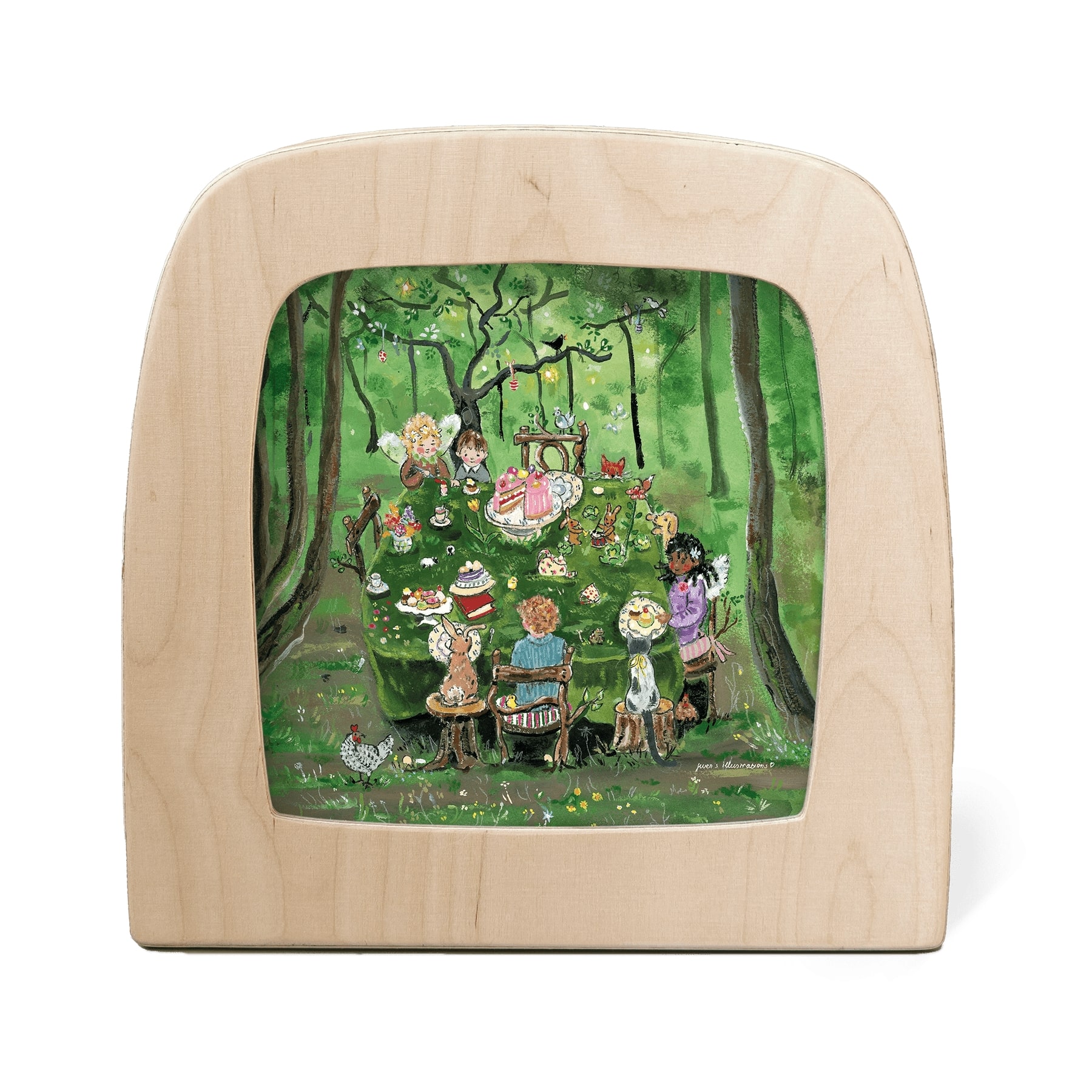 Motiv für Toverlux Lampe - Gwen's Illustration - Teeparty im Wald