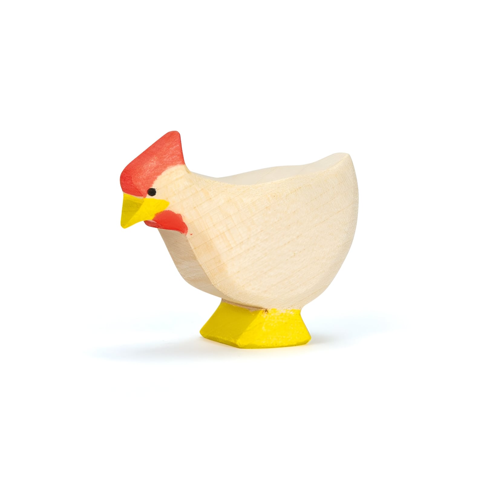 Hen white standing 13112