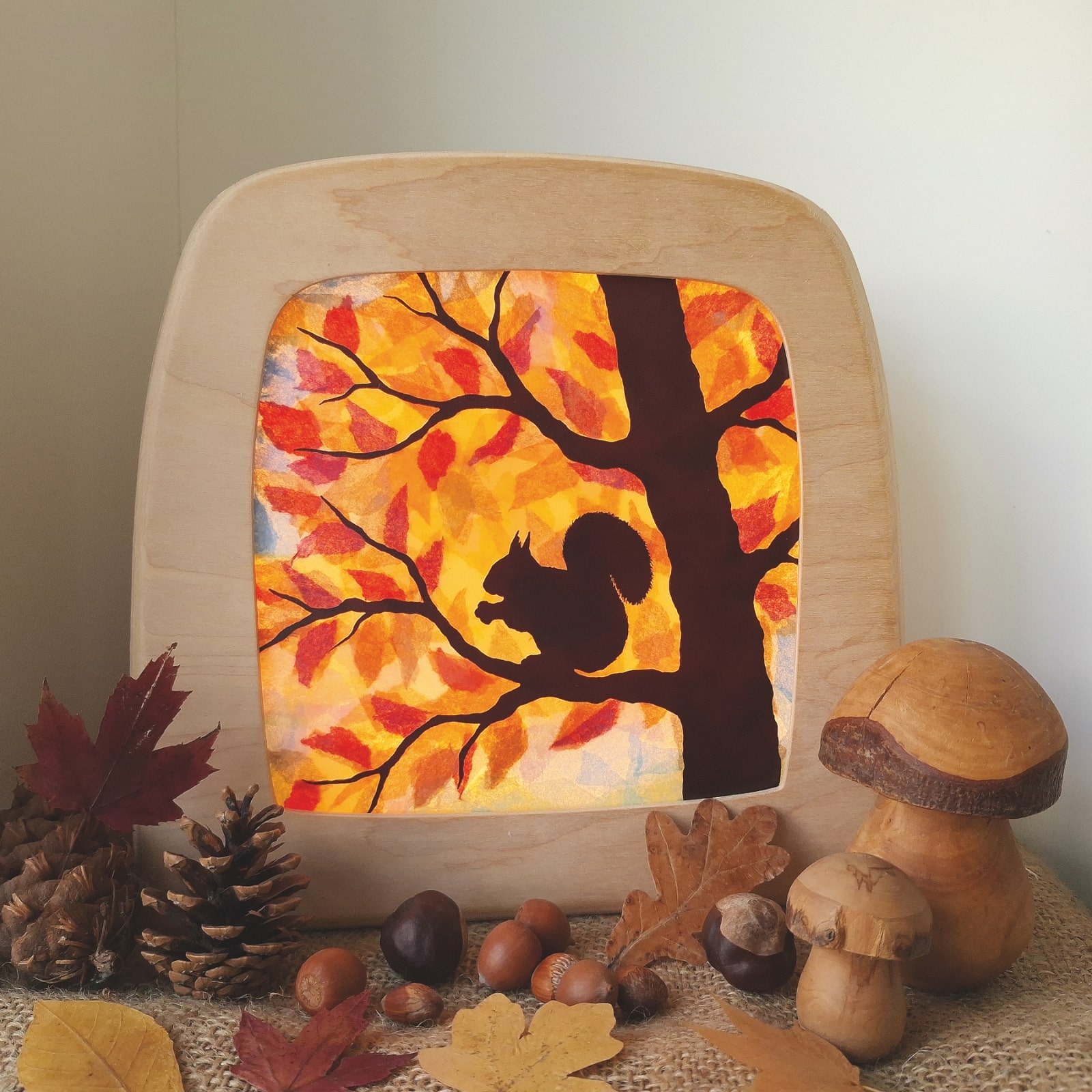 Toverlux DIY Motiv Papier Kit Eichhörnchen