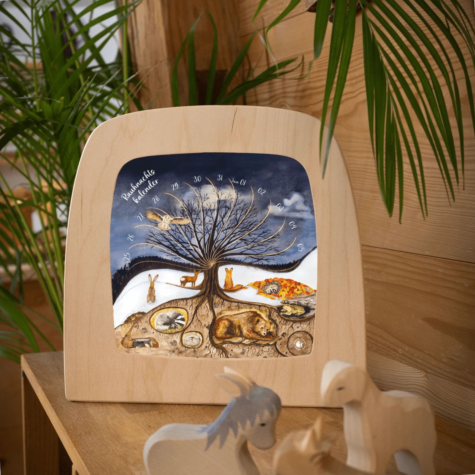 Rauhnachtskalender 12 Holy Nights - Sonne Mond und Erde