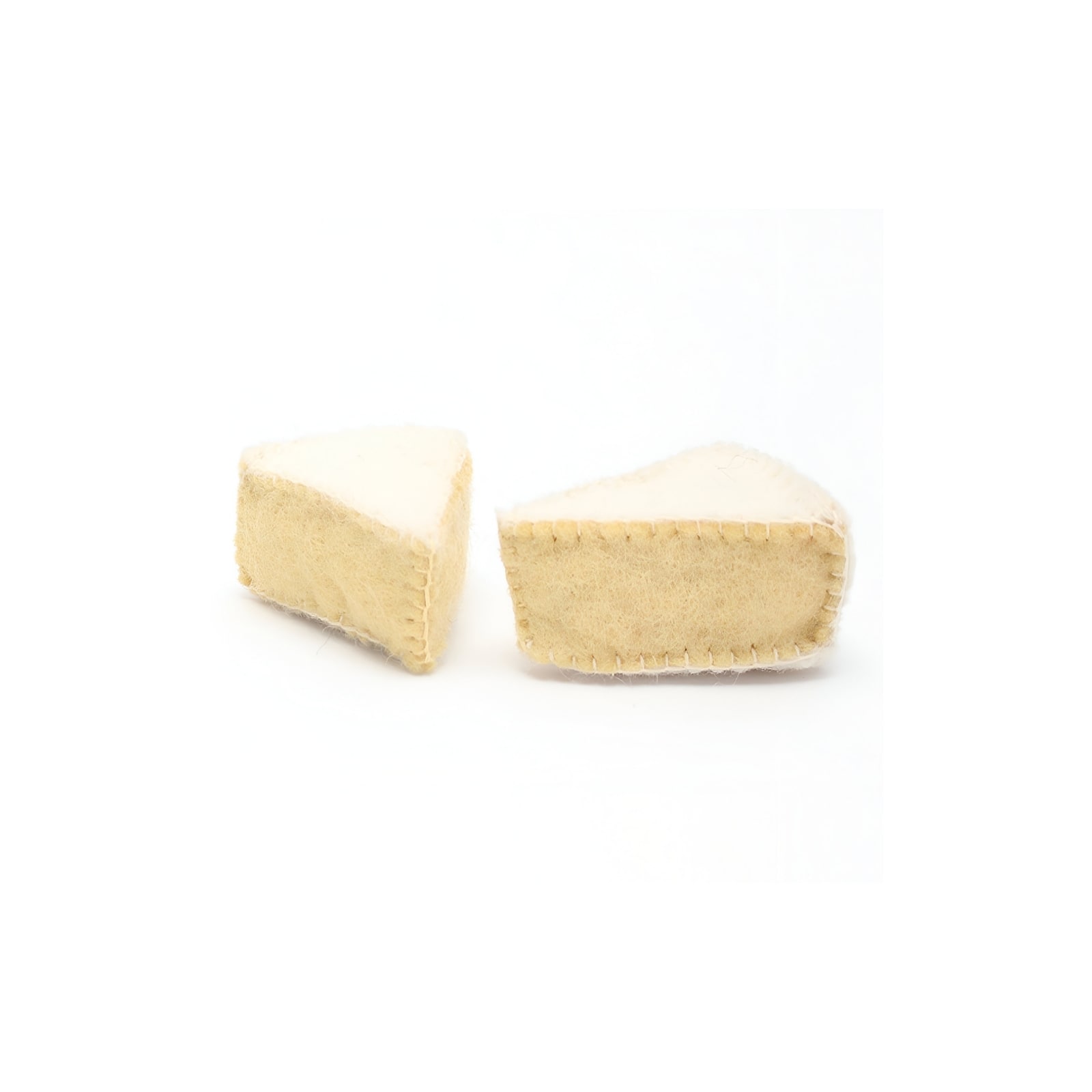 Filz Camembert Wedges, 6-teilig