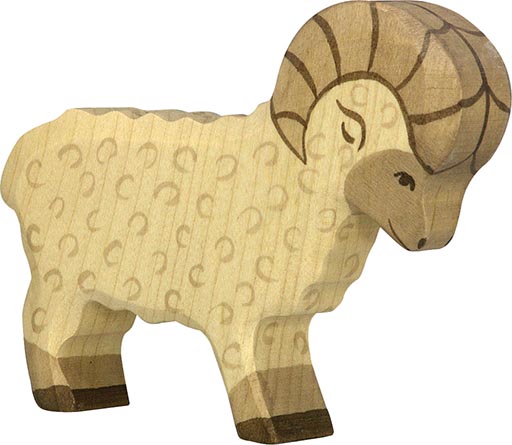 Holztiger Widder