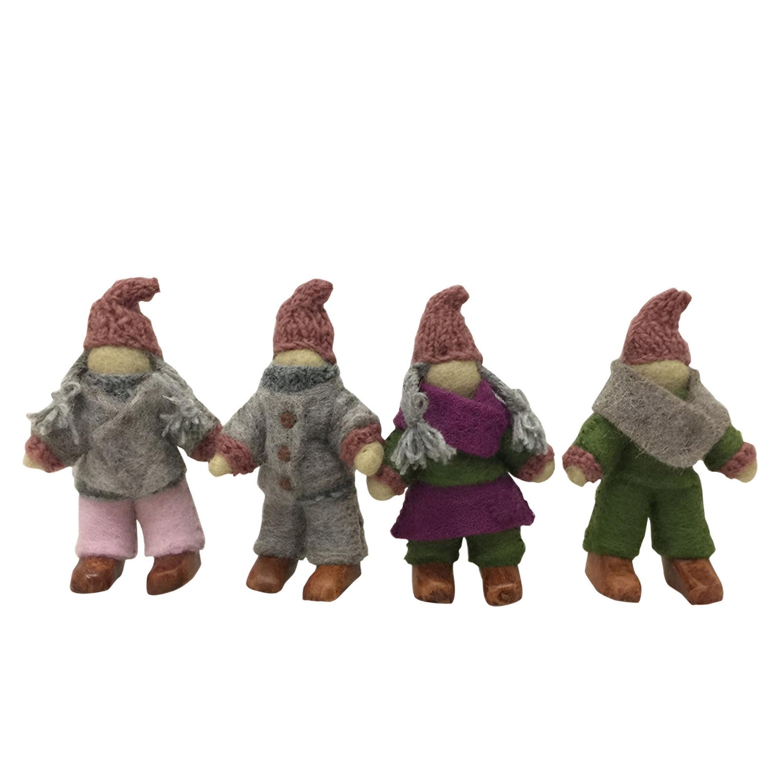 Filz Waldfeenfamilie, 4-teilig