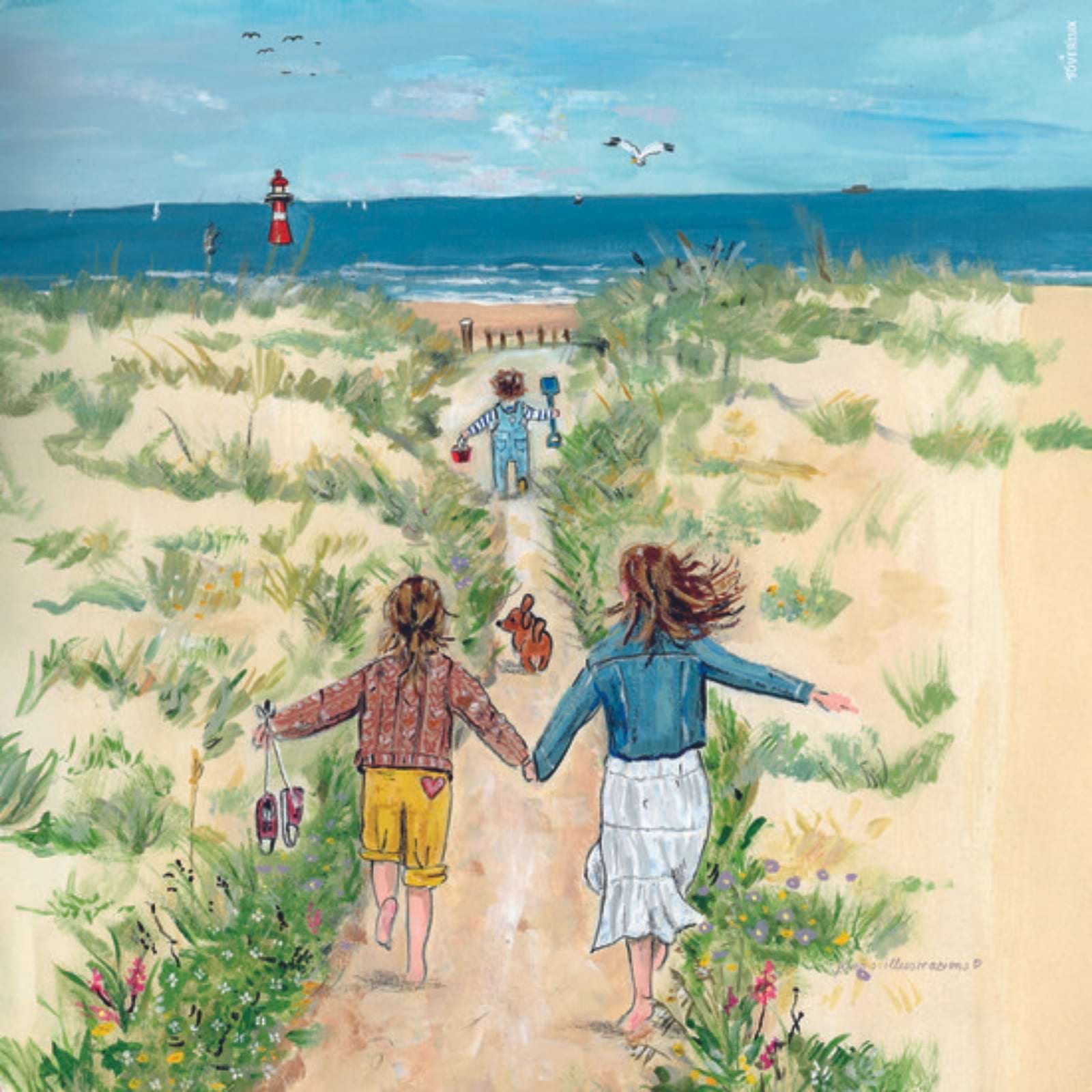 Motiv für Toverlux Lampe - Gwen's Illustration - Meer!