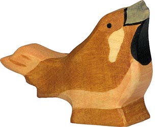 Holztiger Spatz