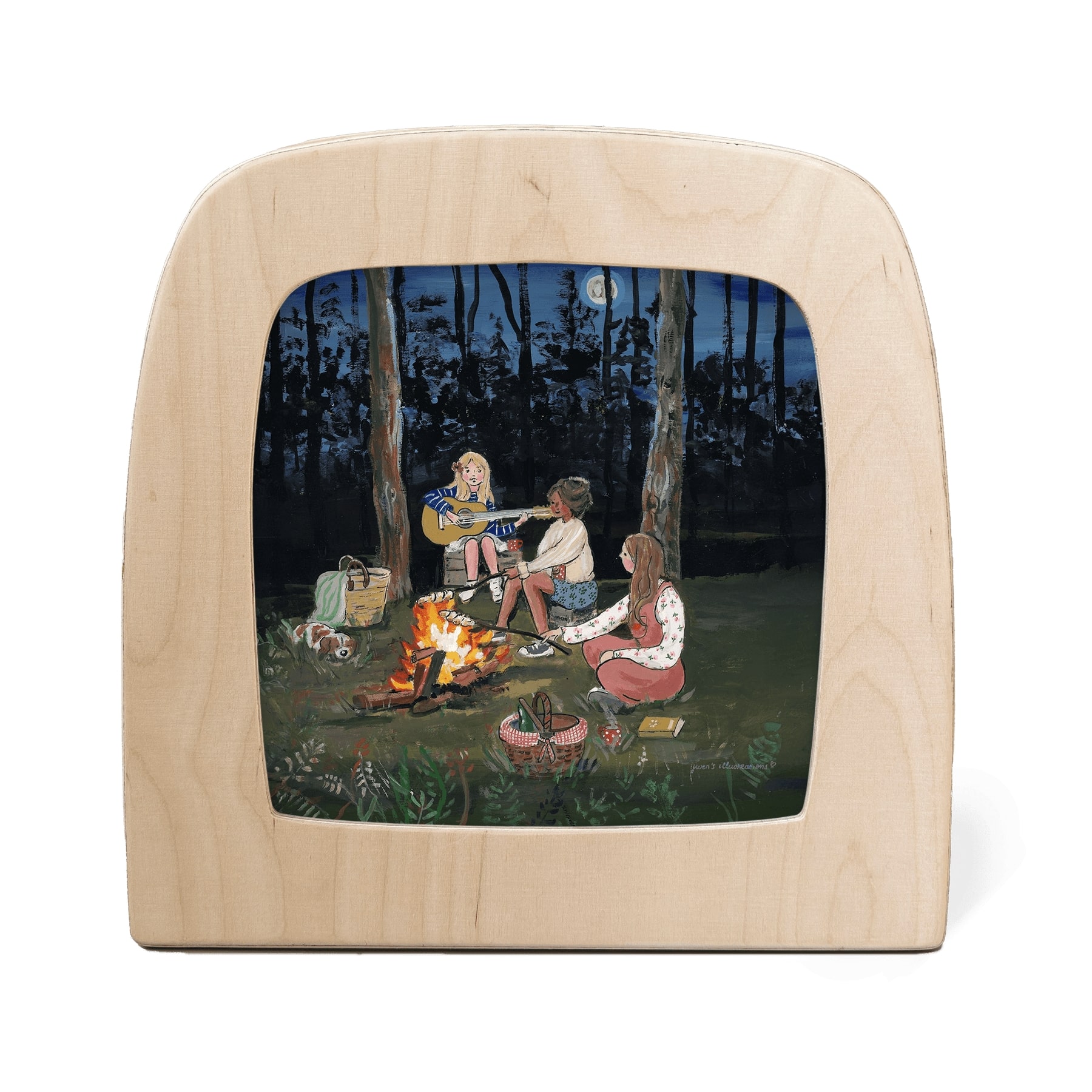 Motiv für Toverlux Lampe - Gwen's Illustration - Lagerfeuer