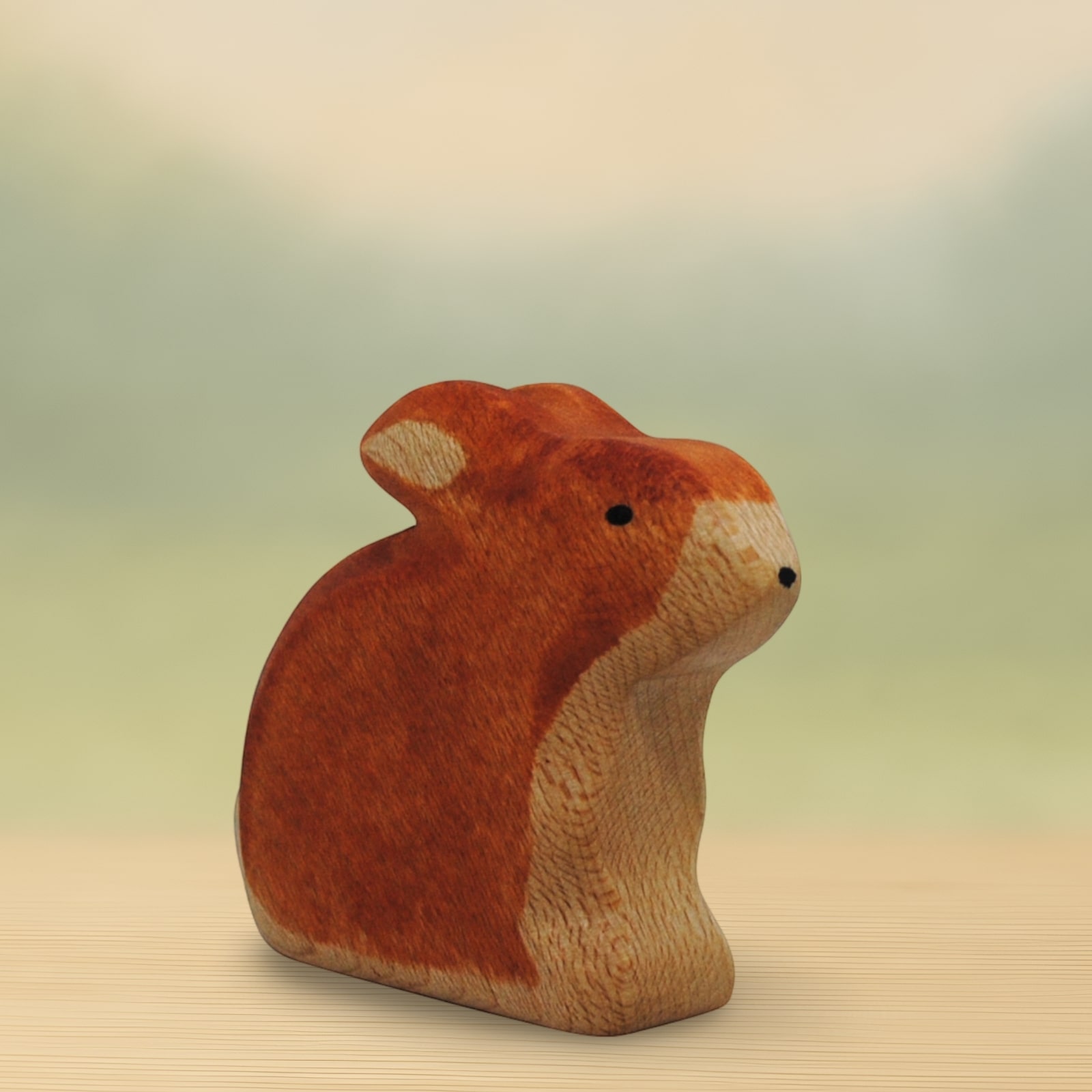HolzWald Hase sitzend