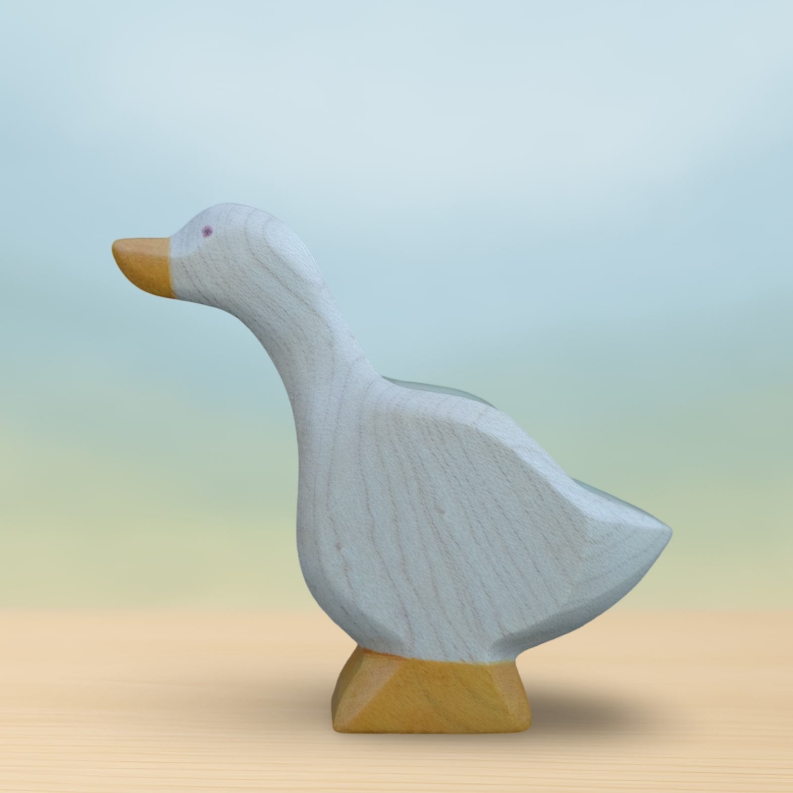 HolzWald Gans Kopf hoch