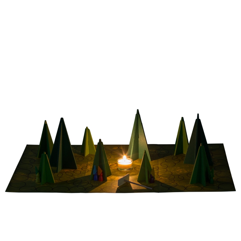 Waldschattenspiel - einfach