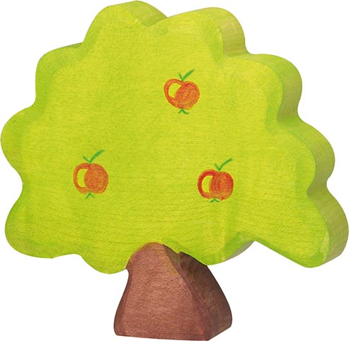 Holztiger Apfelbaum klein