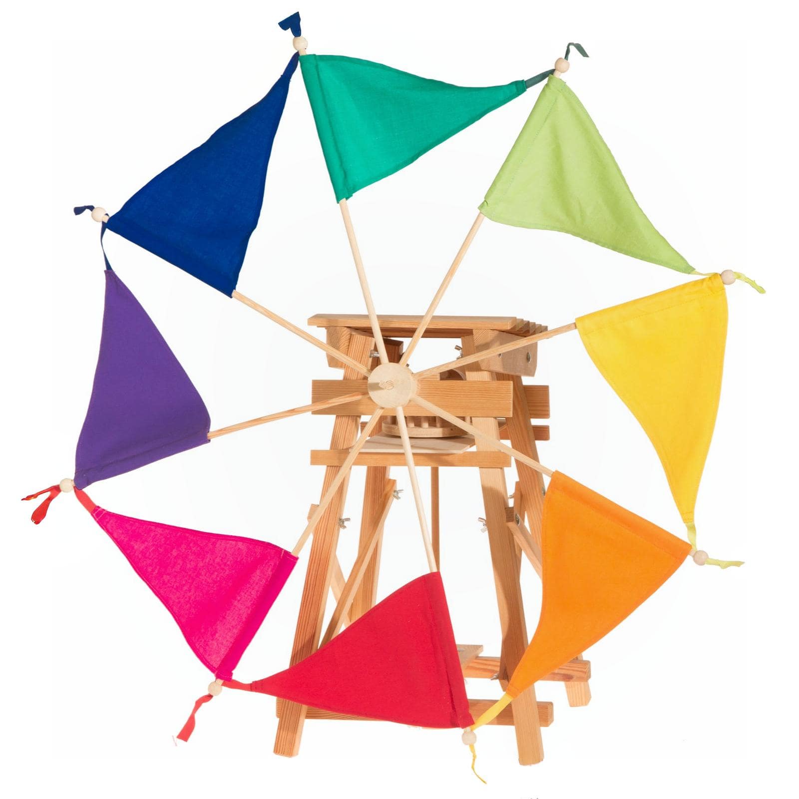 Kraul Spielzeug SegelwindmÃ¼hle bunte Segel