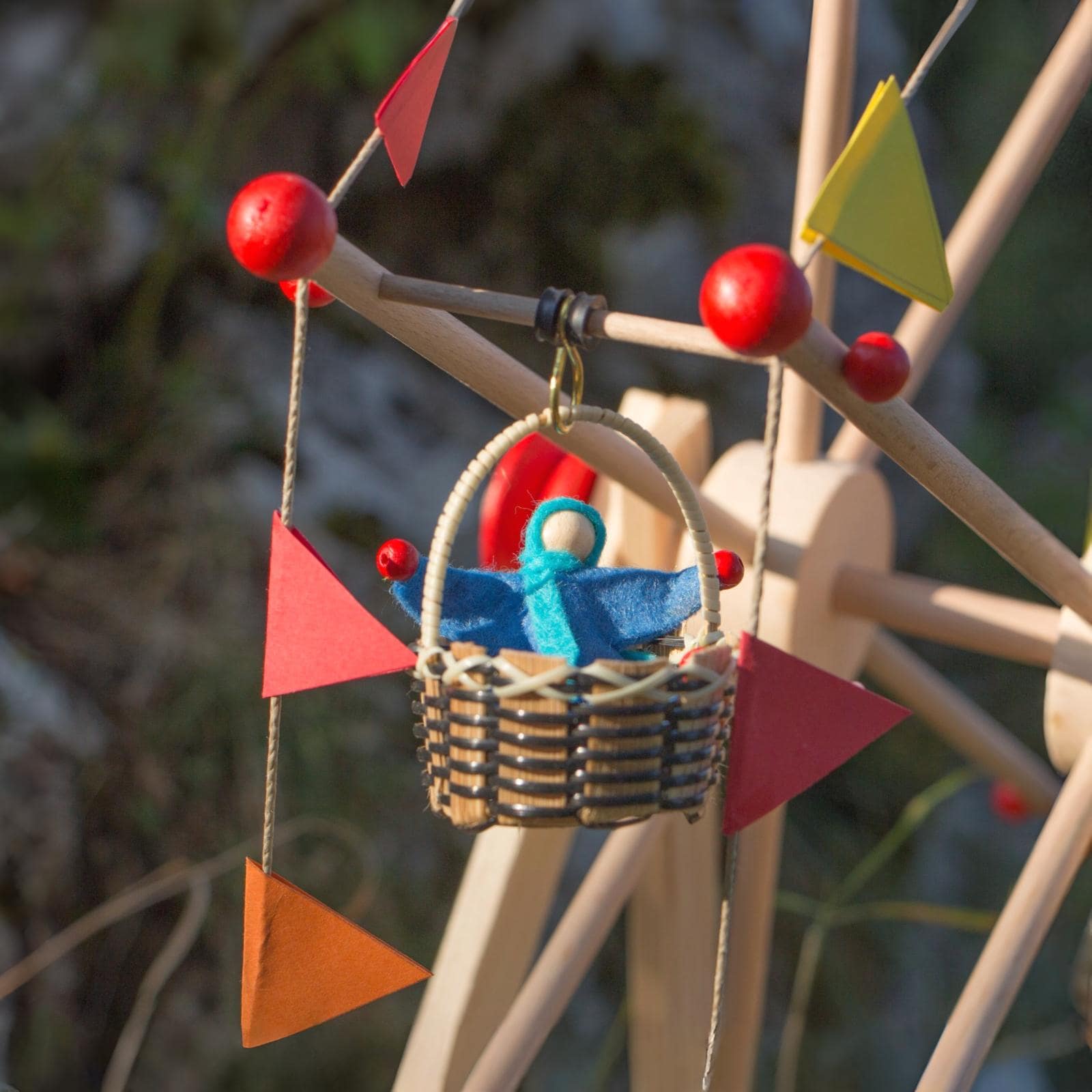 Kraul Spielzeug Riesenrad mit 3 PÃ¼ppchen