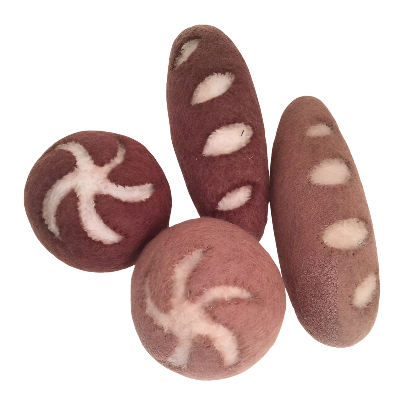 Filz Brot Set, 17-teilig