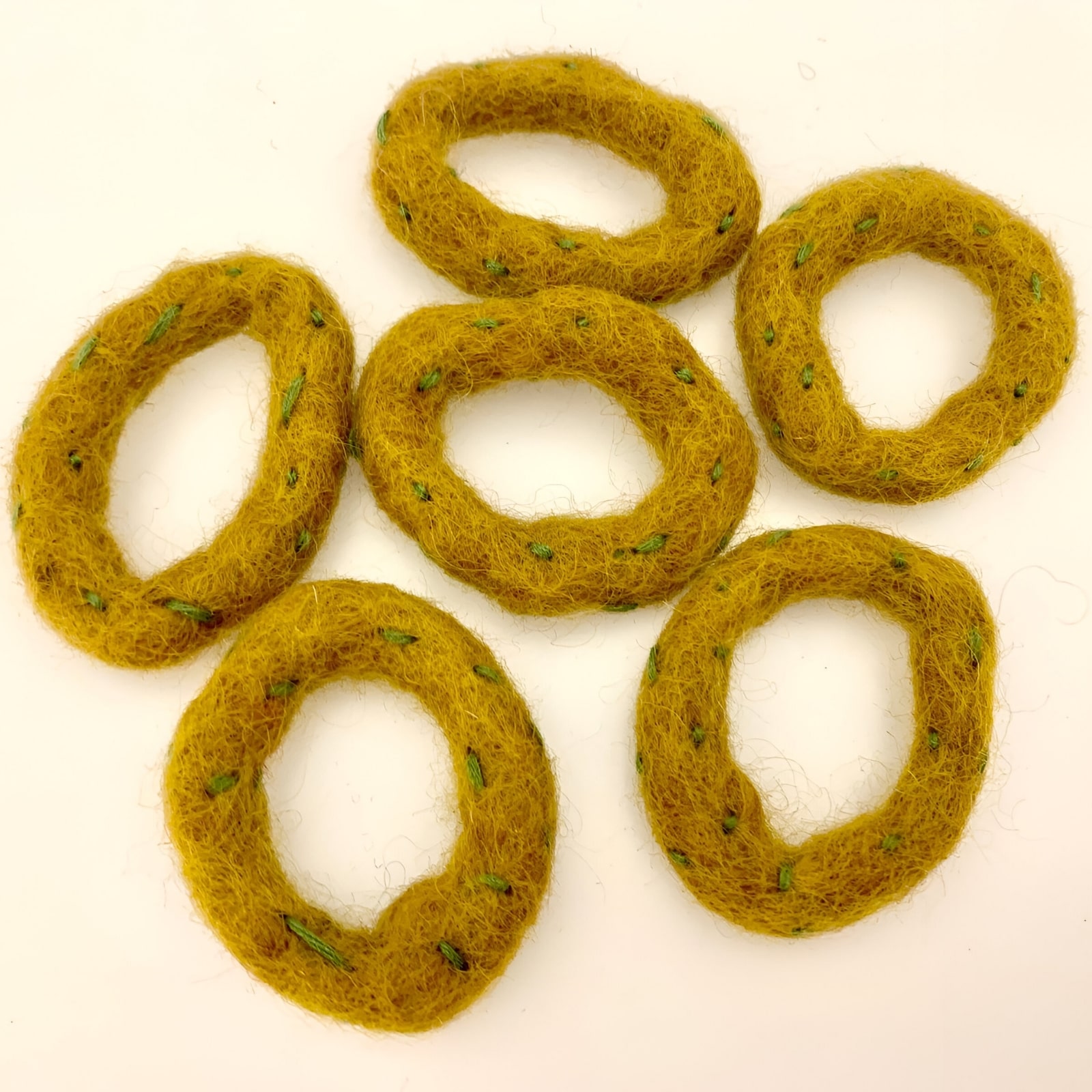 Filz Calamari Ringe, 6-teilig