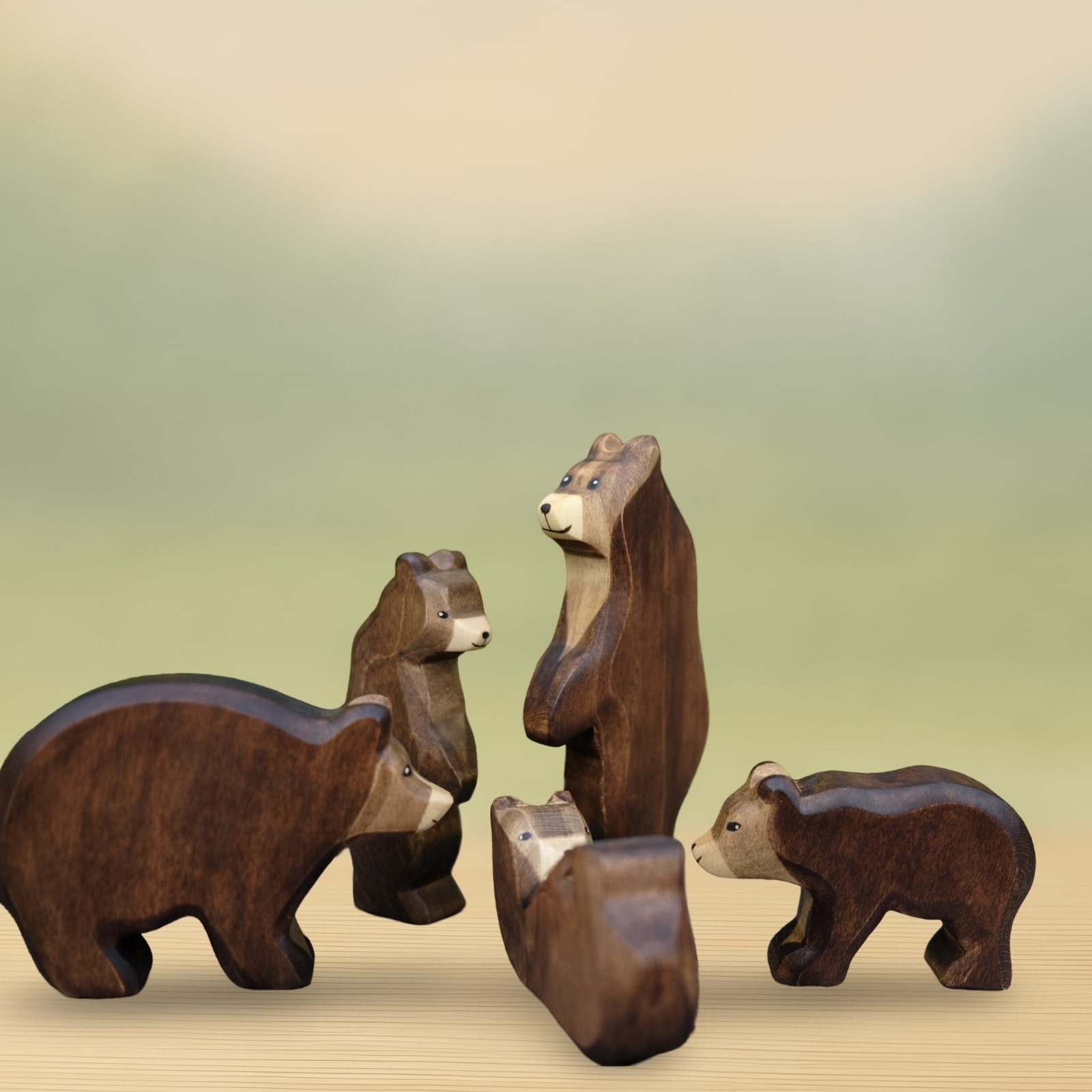 HolzWald Bär klein gehend