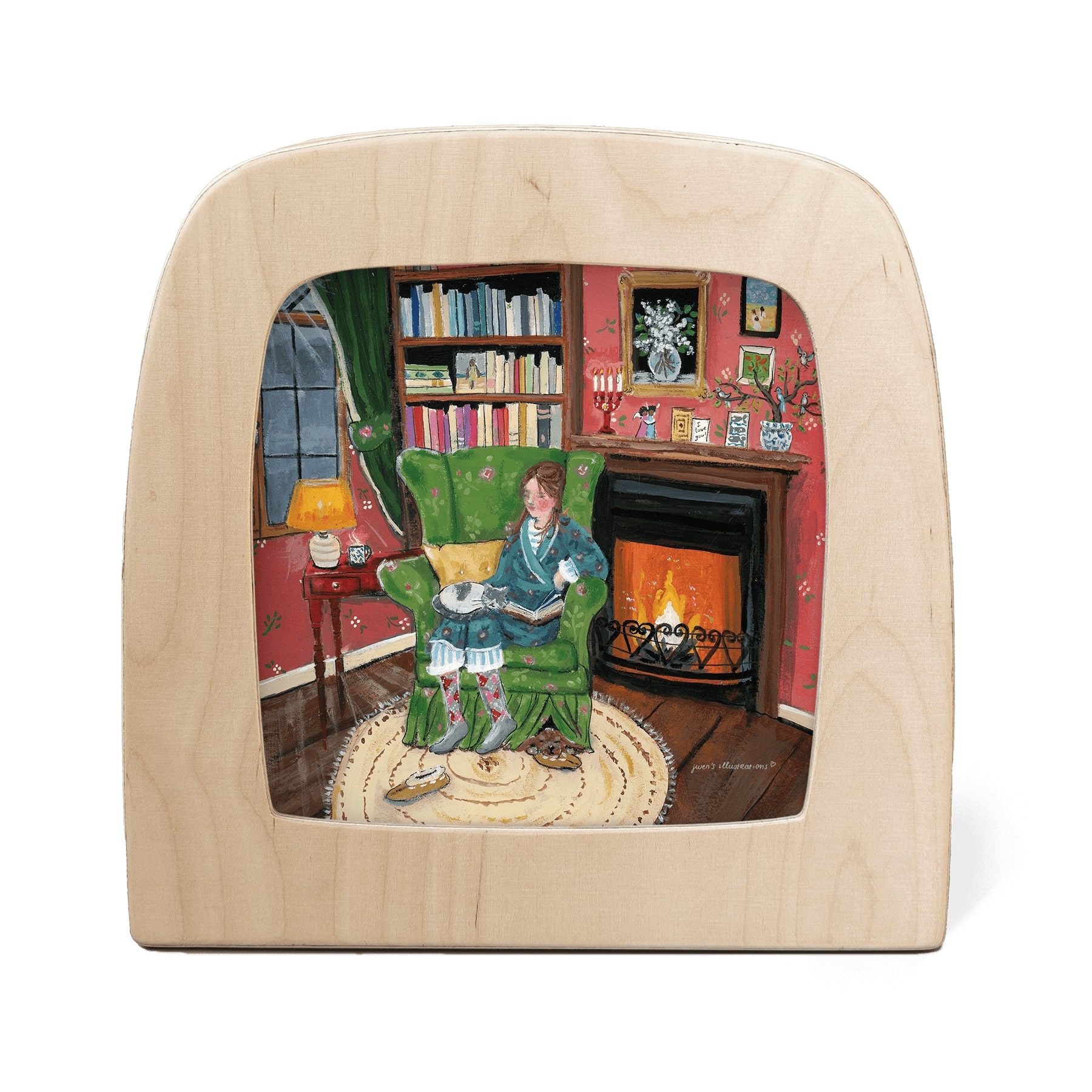Motiv für Toverlux Lampe - Gwen's Illustration - Winterglück