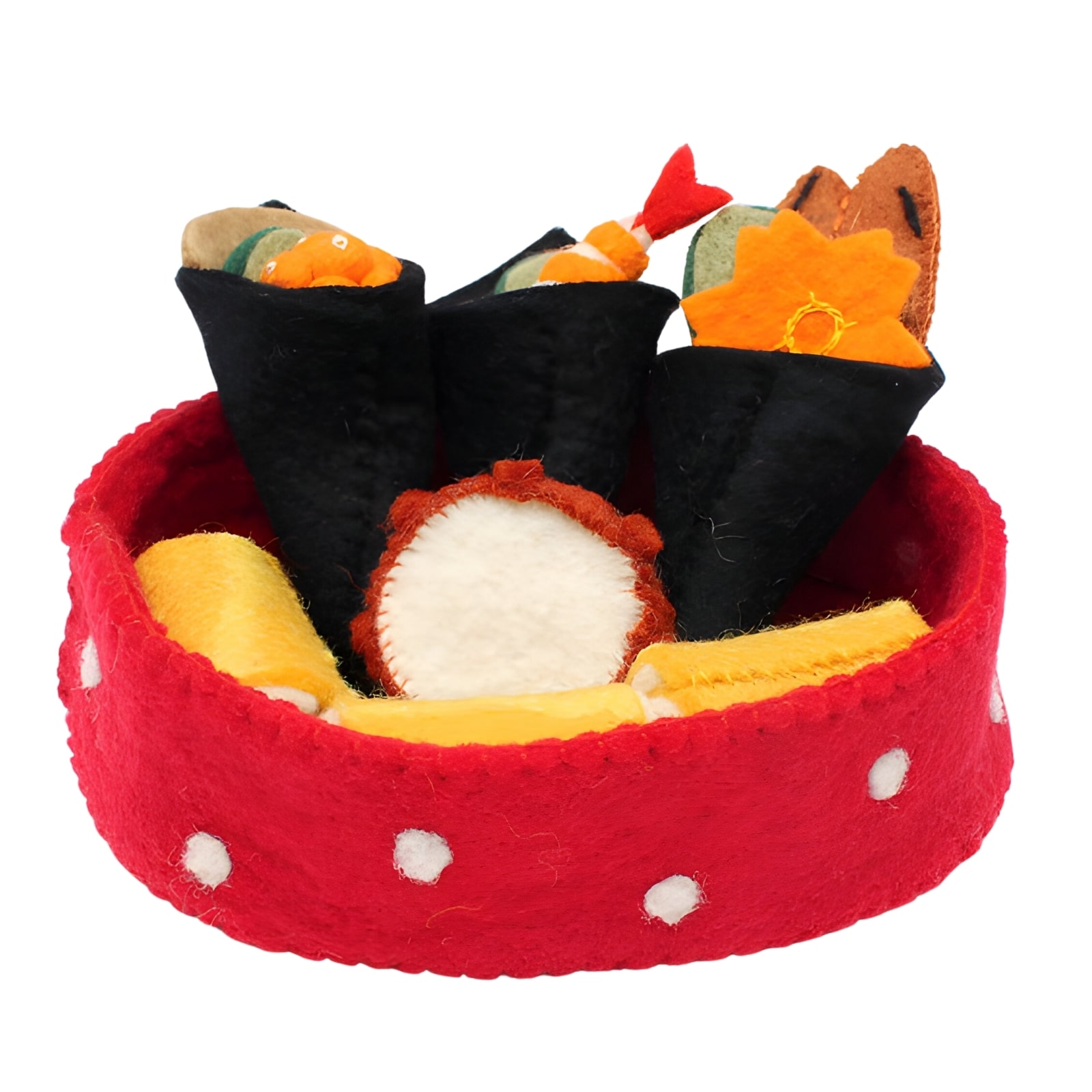 Filz Frühlingsrolle und Sushi-Hörnchen, 16-teilig