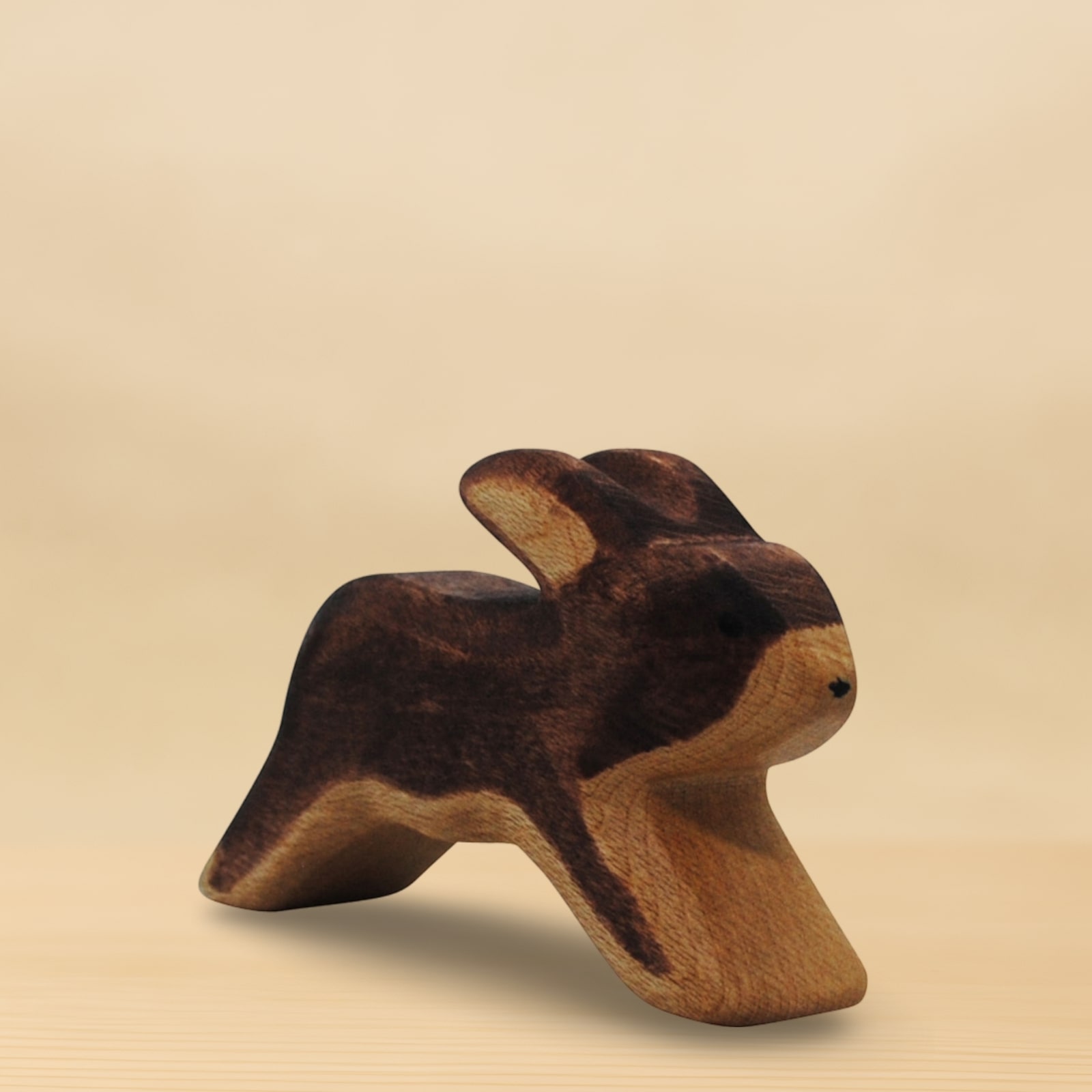 HolzWald Hase laufend