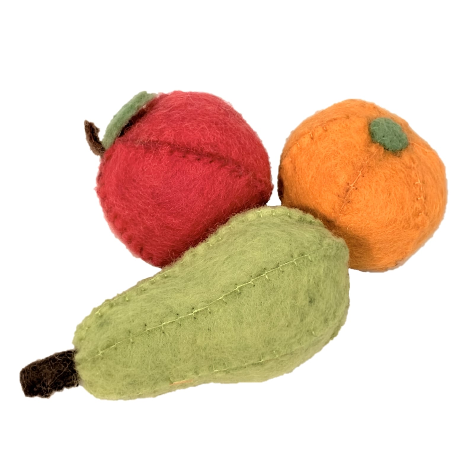 Filz Obst Apfel, Birne,  Orange