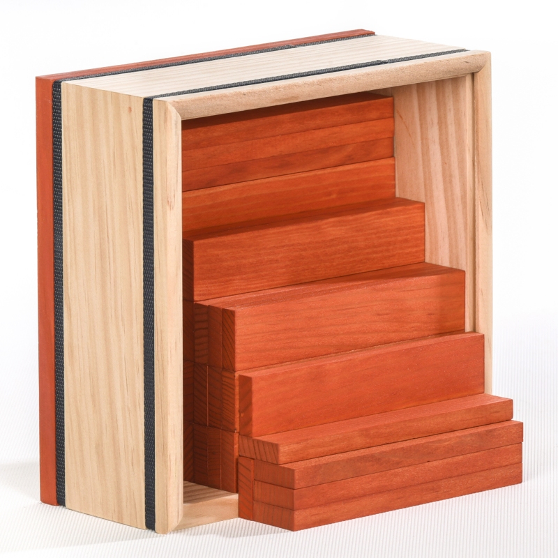 KAPLA Steine 40er Box QUADRATE Orange