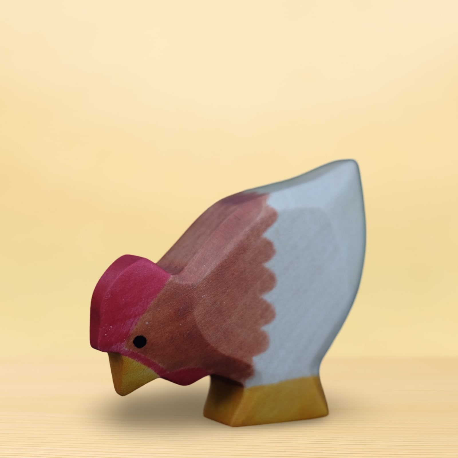 HolzWald Huhn pickend