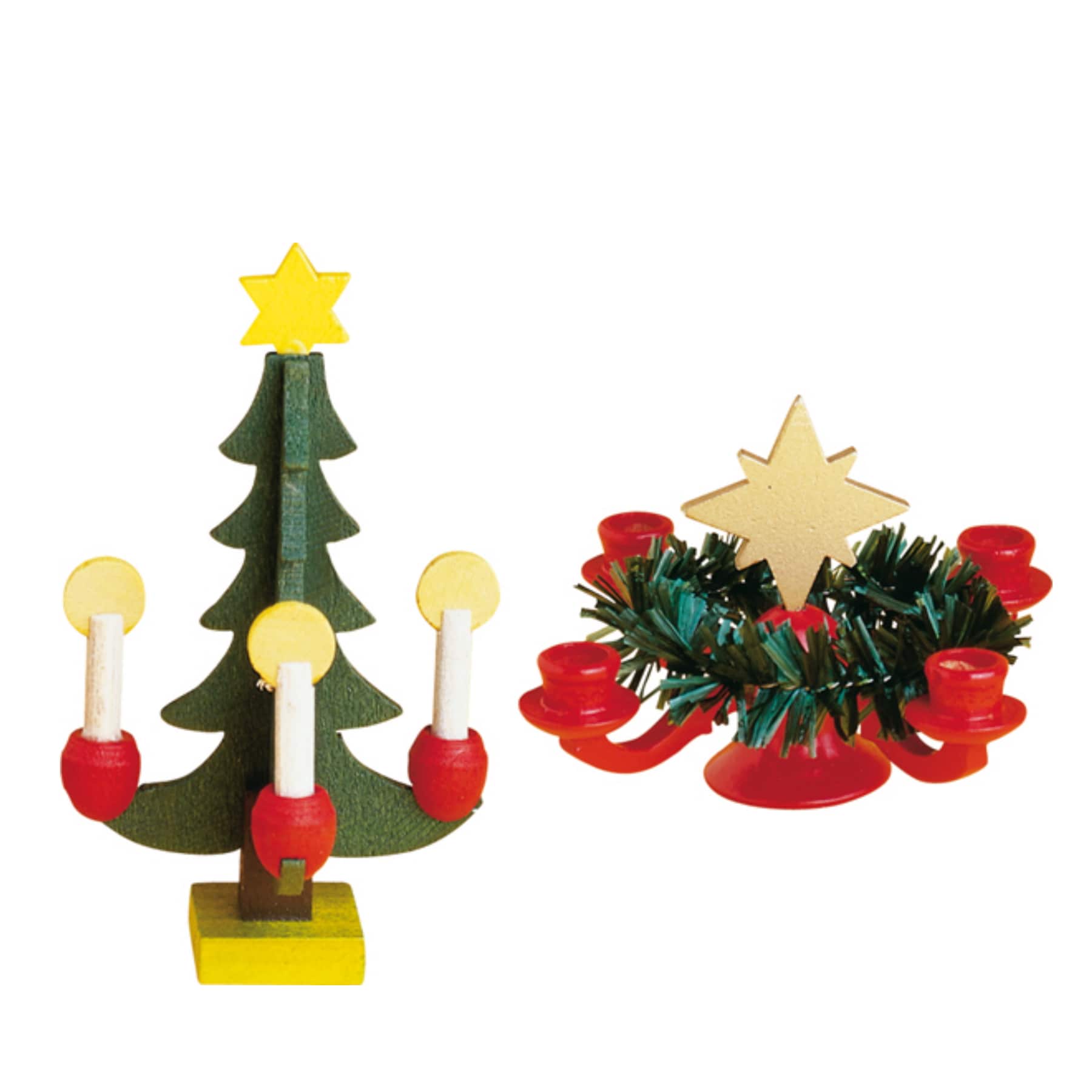 Adventsleuchter & Tannenbaum Miniatur