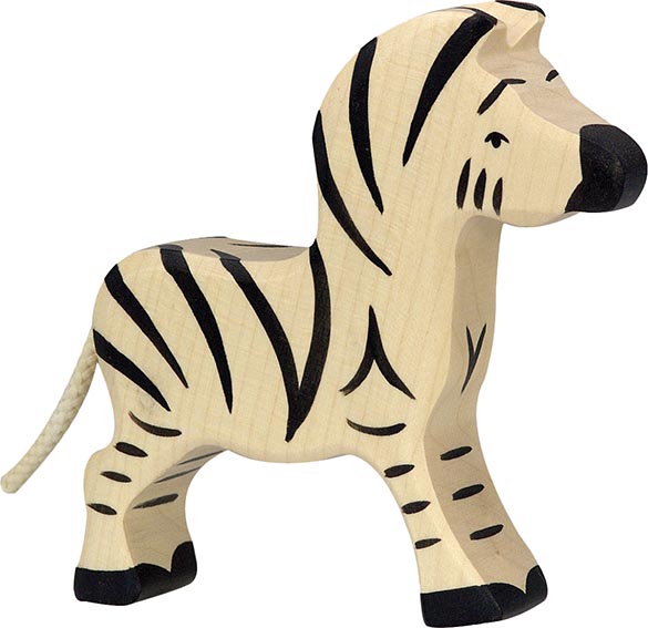 Holztiger Zebra klein