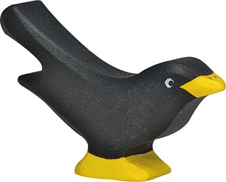 Holztiger Amsel