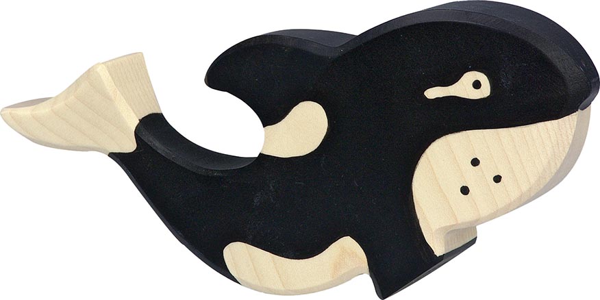 Holztiger Orka-Wal